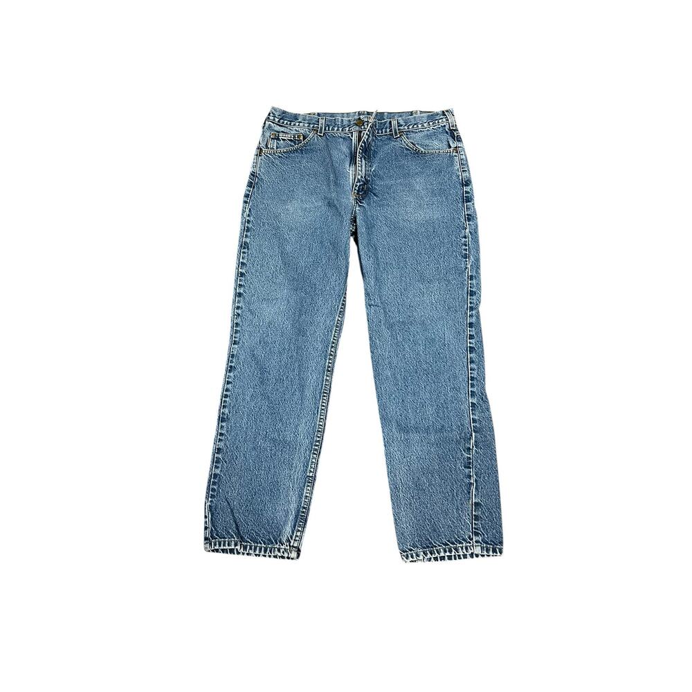 Carhartt Relaxed Fit Jeans Men 32x30 Blue Denim Workwear Carpenter USA